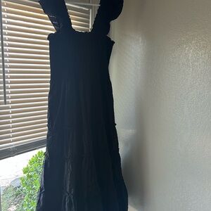 Kourt Elegant Black Women's Dress